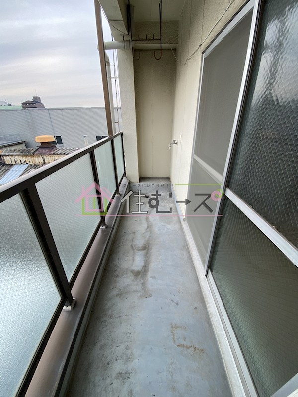 ハイツ巽2号棟 ベランダ