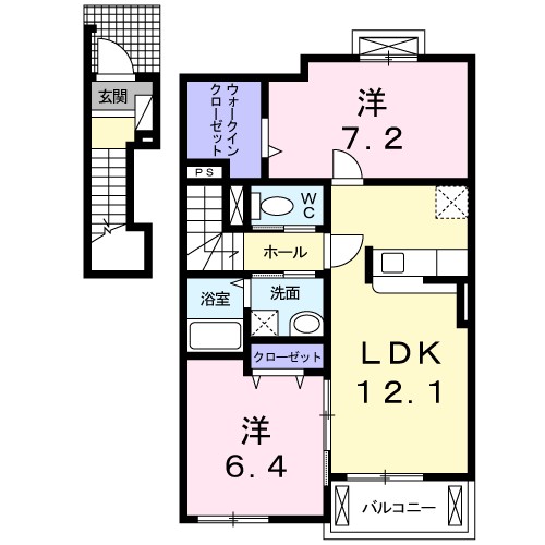 ソレイユ・イーストＣ棟 間取り