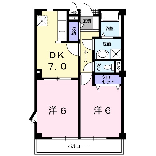 ウエスト・ビレッジⅢ番館 間取り