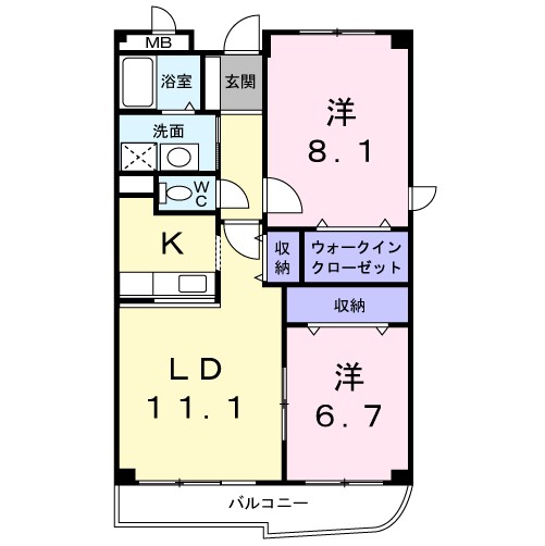 グランデ－ジ池田 間取り