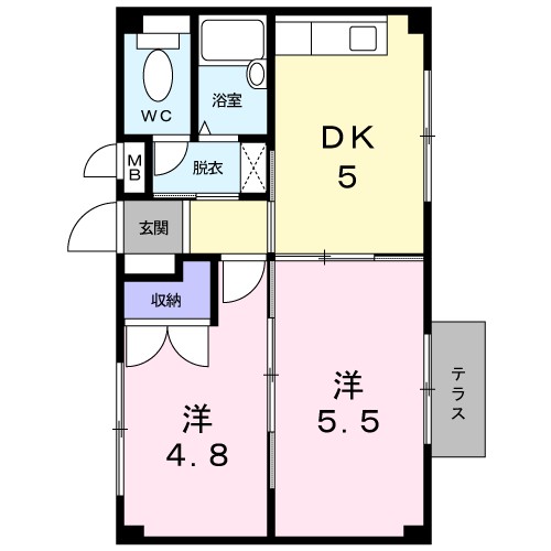 ハイツパル 間取り