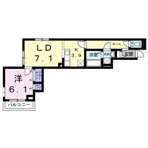 エスポワール立葉 間取り