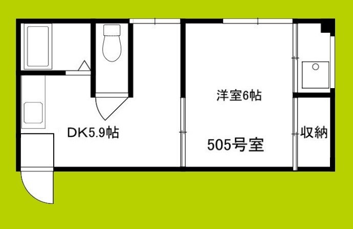 長堀三栄プラザ 間取り図