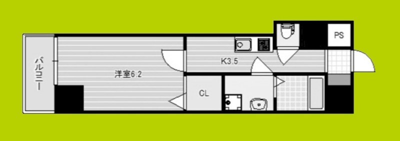 グランパシフィック花園北Ⅱ 間取り