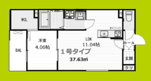イル・フィオーレ一津屋 間取り