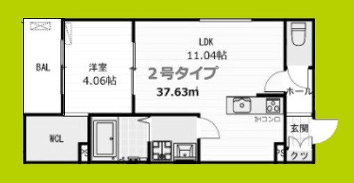 イル・フィオーレ一津屋 間取り