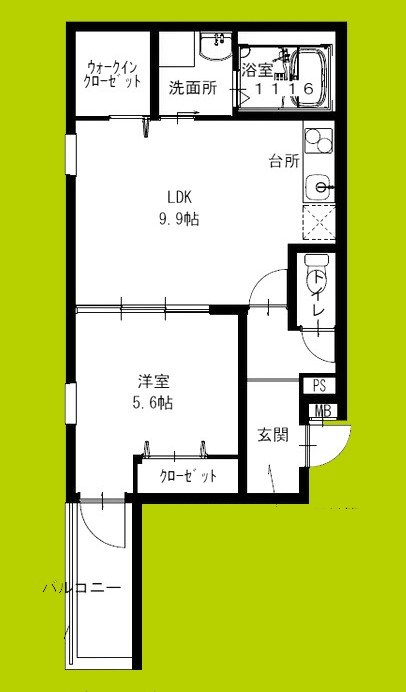 フジパレス高石駅南Ⅰ番館 間取り