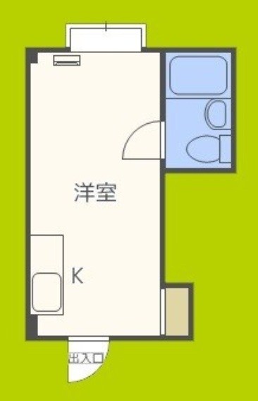 京橋ハイツ30 間取り図