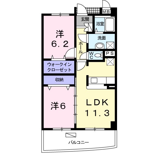 ノース・エクセレント・春日 間取り