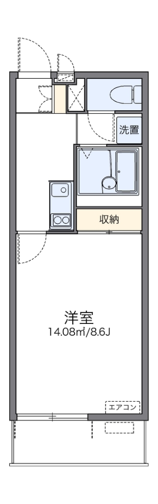 レオネクストイーエフⅢ 間取り