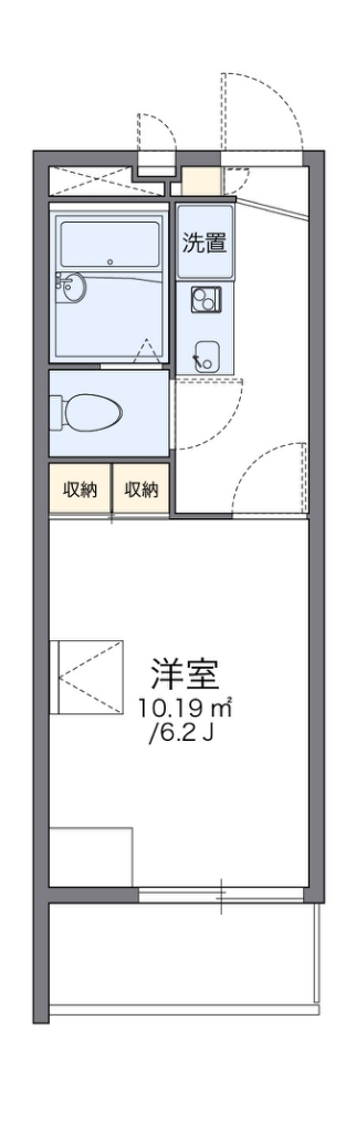 レオパレス上住吉 間取り