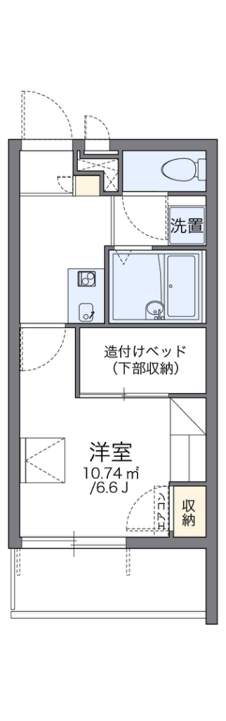 レオパレスベルローズ 間取り