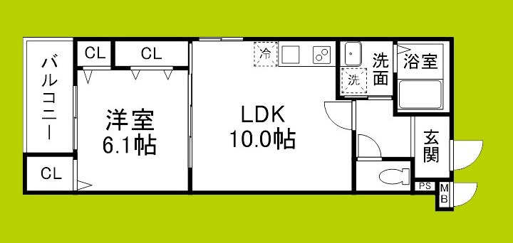 （仮称）フジパレス遠里小野二丁目Ⅱ 間取り
