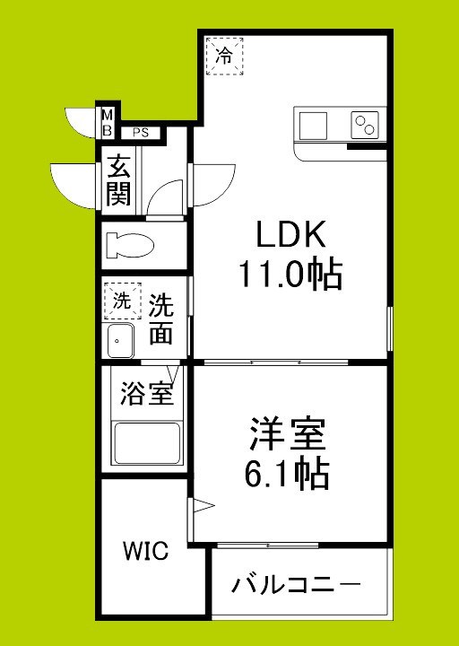 （仮称）フジパレス遠里小野二丁目Ⅱ 間取り