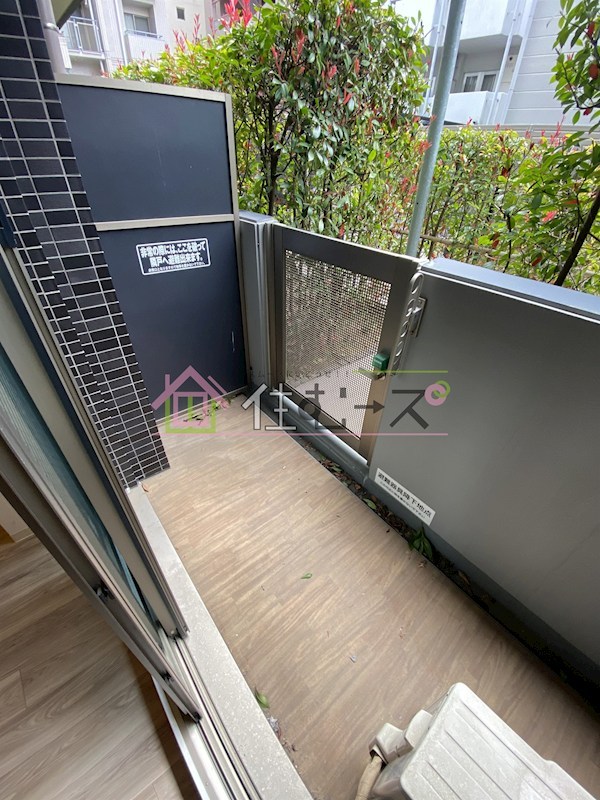 プレサンス上町台夕陽丘 ベランダ