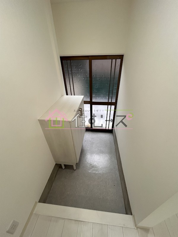 旭区高殿6丁目・路地裏長屋 玄関