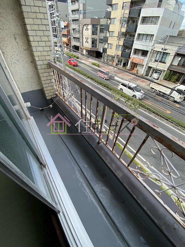 古田産業　昭和ビル ベランダ