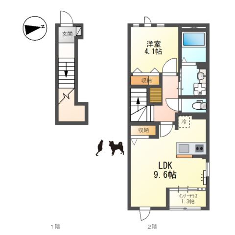 Ｂ－Ｈｅｉｍ（ビーハイム） 間取り