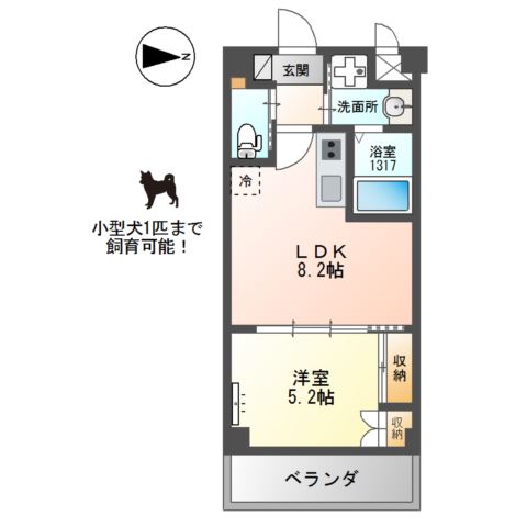 ＲＩＫＩ　ＲＥＳＩＤＥＮＣＥ 間取り