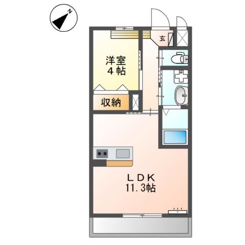 アビタ　カモリ 間取り