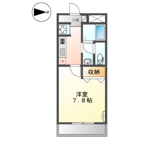 コンフォール深田 間取り