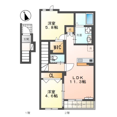 コンフォート６ 間取り