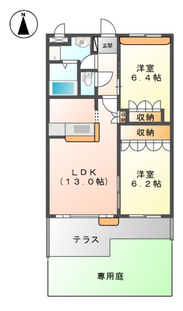 ル　モンド　セントレ 間取り
