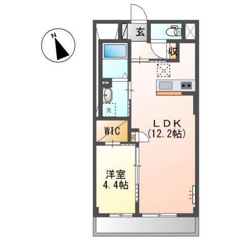 レヴォントゥレットⅡ 間取り