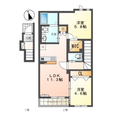 コンフォート６ 間取り