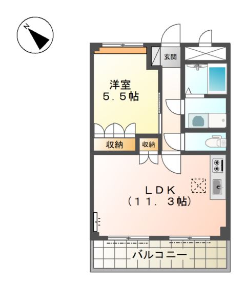 コスモ・ファントム 間取り