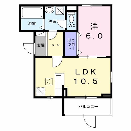 ロイヤルメゾン北巽Ⅱ 間取り
