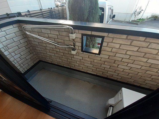 クローバーガーディング ベランダ