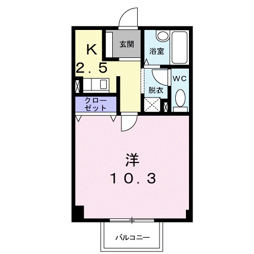 ソレアードⅡ 間取り