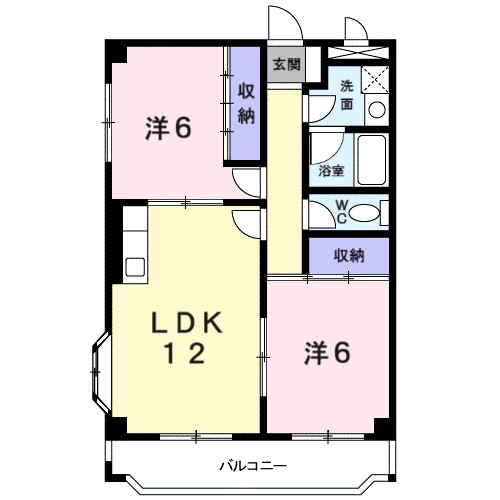 メルヴェール昆陽 間取り
