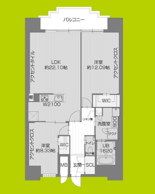 プレジオ北浜 間取り