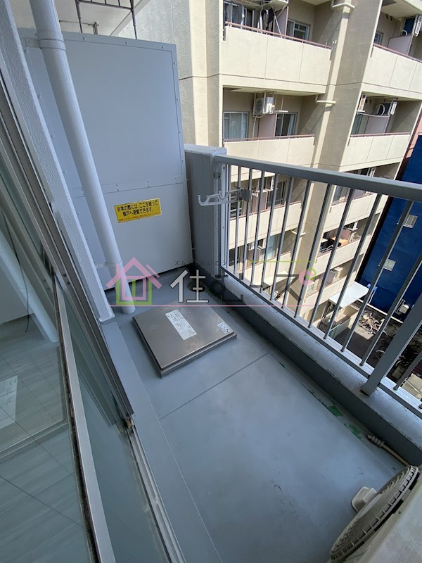 東中島マンション ベランダ