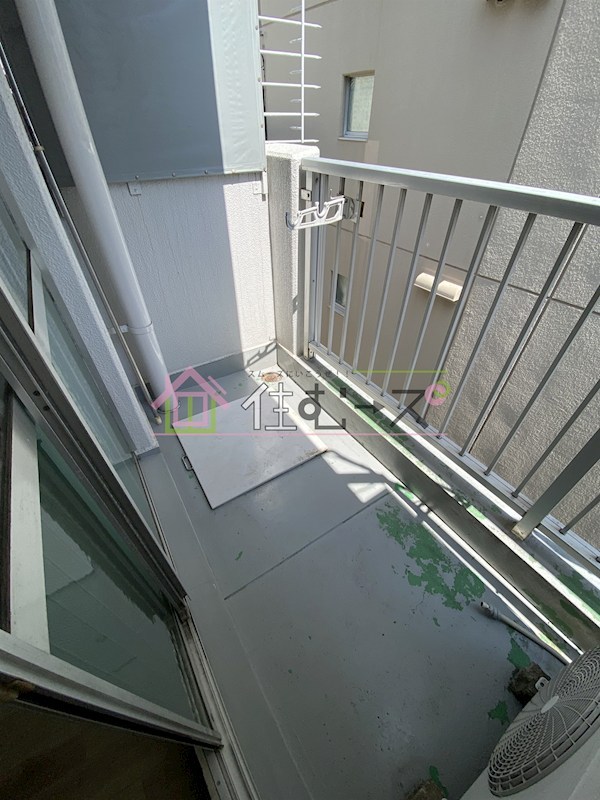 東中島マンション ベランダ