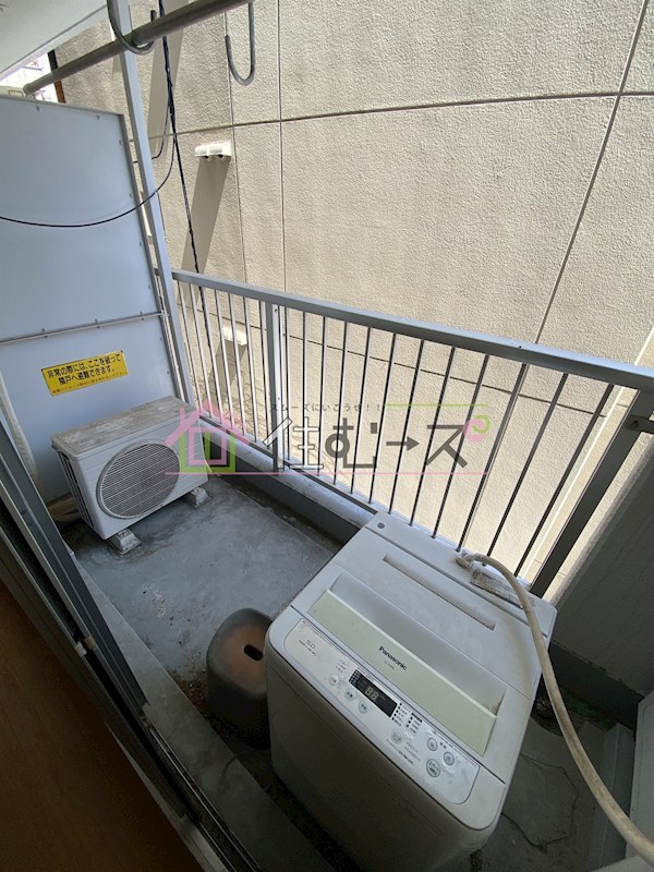 東中島マンション ベランダ