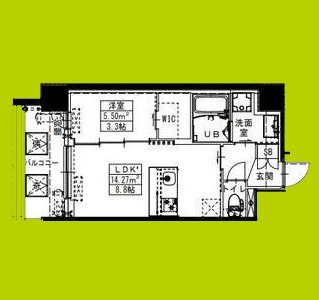 S-RESIDENCE難波西alter 間取り