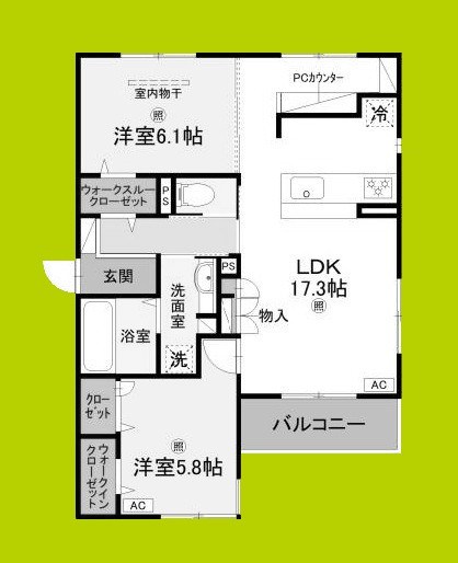 La Coeur北島 間取り