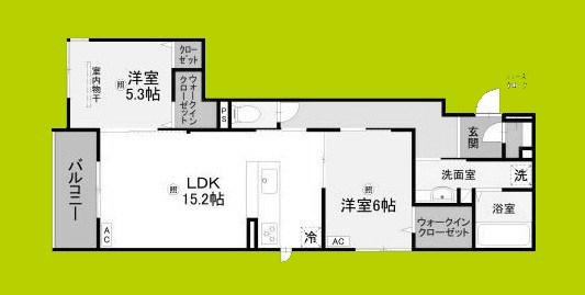 La Coeur北島 間取り図