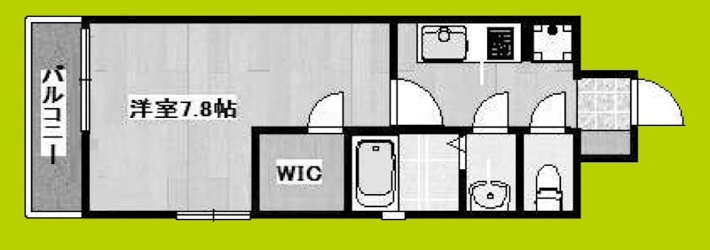 AXIS天神ノ森 間取り