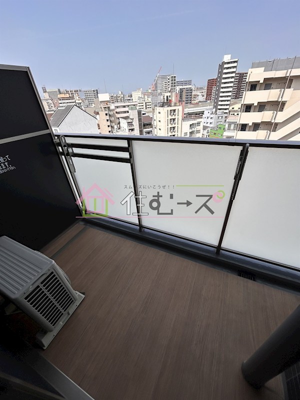 プレミアムコート阿波座WEST ベランダ