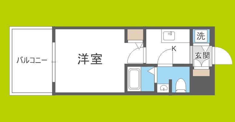 LUMINOUS桜川 間取り