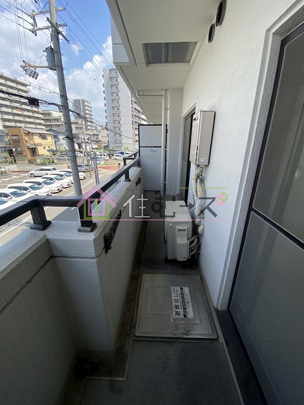 木川東エクセルハイツ ベランダ