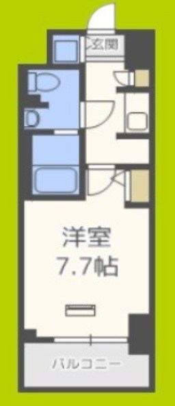 S-RESIDENCE難波EAST 間取り
