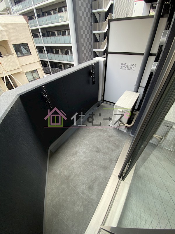 ソルテラスNAMBAサウスフィール ベランダ