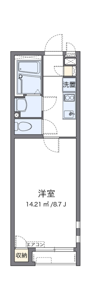 クレイノアペルト泉佐野Ⅰ 間取り