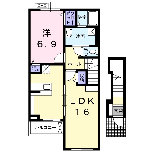 カルム・メゾン　東館 間取り