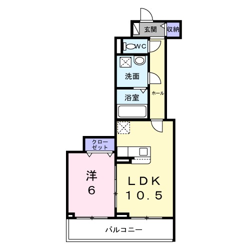 ユニゾン安満　Ａ棟 間取り
